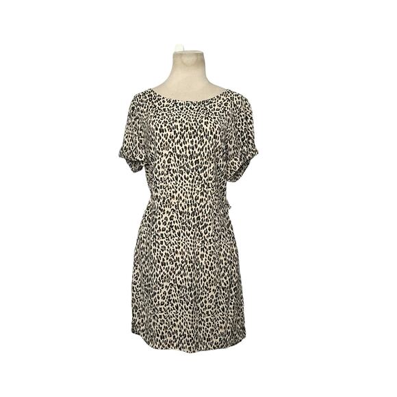 Obey animal print short sleeves mini dress M - Picture 12 of 16